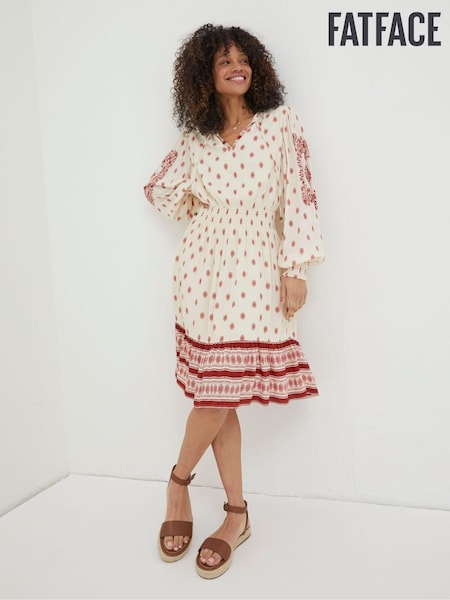 FatFace Natural Devin Bandana Dress (U12367) | €30.50
