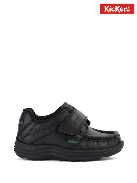Kickers Black Infant Vegan Reasan Strap Trainers (U13082) | €38