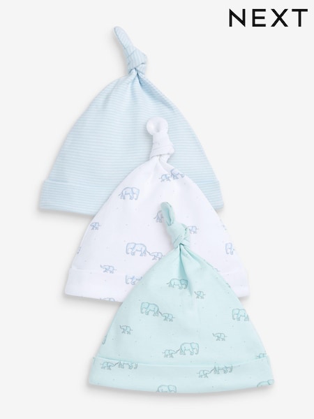 Modra s slončki - Baby Tie Top Hats 3 Pack (0-18mths) (U13187) | € 4
