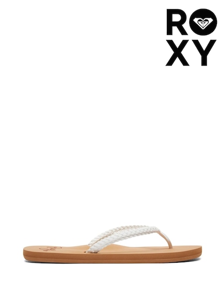 Roxy Womens White Sandals (U14579) | AED52
