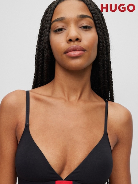 HUGO Black Triangle Box Logo Bra (U14948) | €21.50