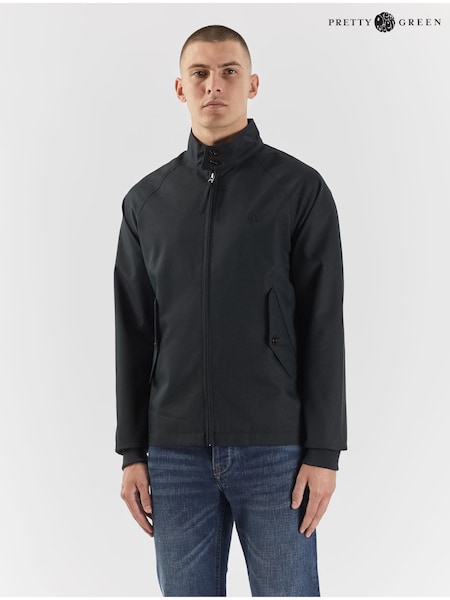 Negru - Jachetă Pretty Green Derwent Harrington (U15049) | 465 LEI