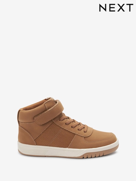 Rjava - Single Strap Elastic Lace Boots (U15583) | € 19 - € 25