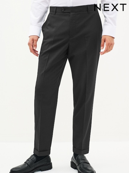 Черный - Stretch Smart Trousers (U15603) | €4