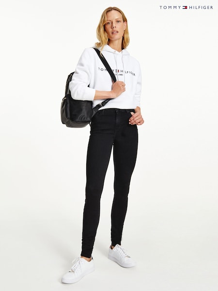 Tommy Hilfiger Black Harlem High Waisted Th Flex Skinny Jeans (U15645) | €29