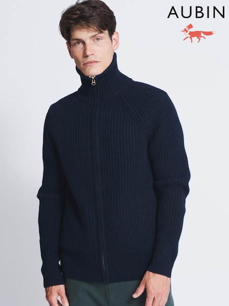 Aubin Barley Zip Through Cardigan (U16203) | €46