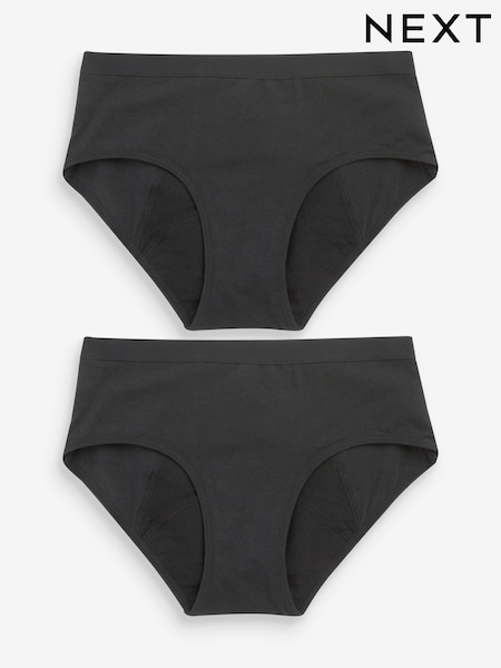 črna - 2 Pack Teen Heavy Flow Period Pants (7-16yrs) (U16206) | € 24 - € 27