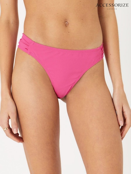 Accessorize Pink Ruched Swim Briefs (U16750) | 7 €
