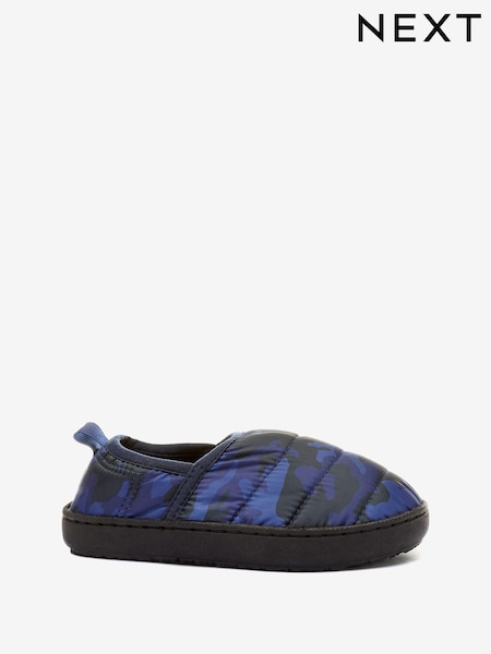 Blue Camo Quilted Thinsulate Sporty Slipper (U16946) | €7.50 - €9