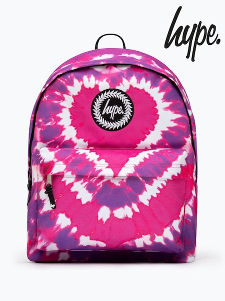 Hype. Pink Heart Hippy Tie Dye Backpack (U17042) | €19
