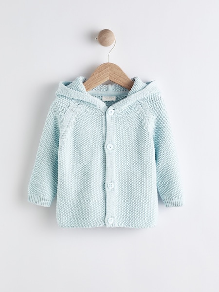 modra - Knitted Baby Bear Cardigan (0mths-2yrs) (U18931) | € 11 - € 13