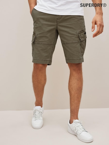 Superdry Dark Green Vintage Logo Cargo Shorts (U19014) | €33
