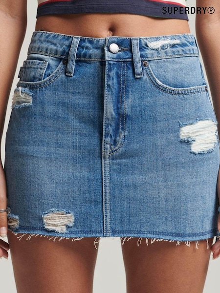 Superdry Blue Vintage Denim Mini Skirt (U19313) | 25 €
