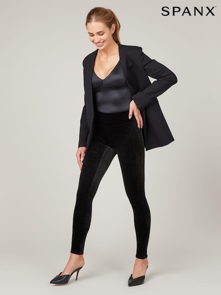 SPANX® Black Velvet Leggings (U19965) | €54