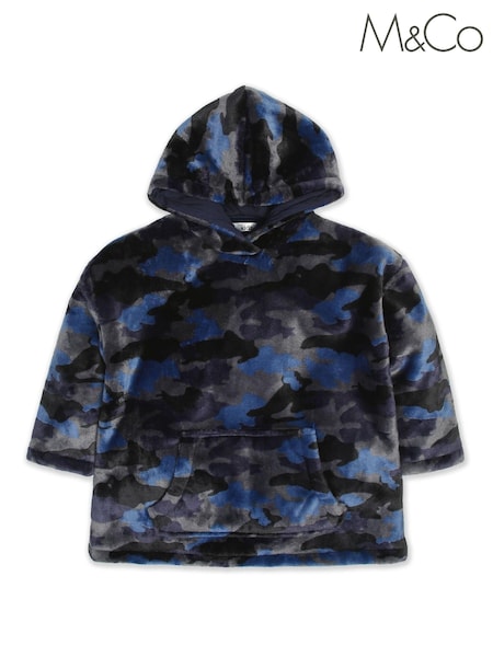 M&Co Black Camo Fleece Hoodie (U22574) | €14.50 - €15.50