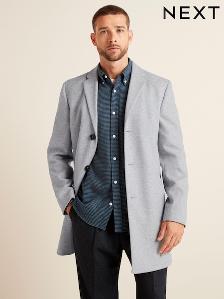 بني صخري - Epsom Smart Overcoat (U23208) | ‏208 د.إ.‏