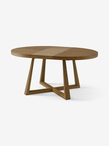 MADE.COM Dark Stain Oak Belgrave Oval 4 to 6 Seater Extending Dining Table (U23306) | €1,385