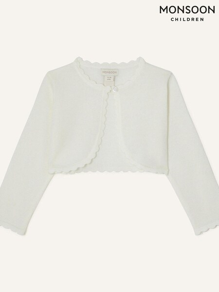 Monsoon Ivory Natural Baby Niamh Cardigan (U26637) | €27 - €29