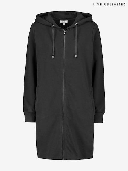 Live Unlimited Curve Longline Zip Through Hoodie (U27487) | €109