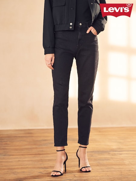 Черный - Levi's® High-Waisted Mom Jeans (U28632) | €93