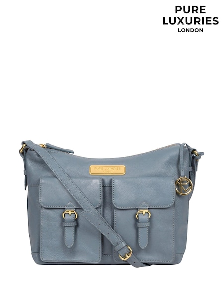 Pure Luxuries London Jenna Leather Shoulder Bag (U29553) | 292 QAR