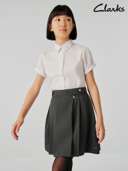 אפור - Clarks Clarks Pleated Skirt (U30426) | ‏60‏₪ - ‏91‏ ₪