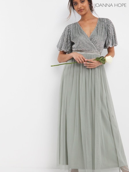 Joanna Hope Green Sequin Bridesmaid Dress (U30435) | €46