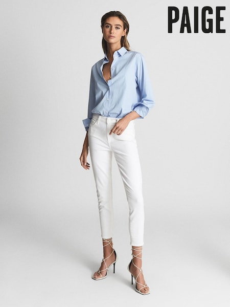 Paige Cropped Skinny Jeans (U30891) | $325