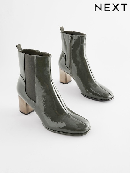 Grey Forever Comfort® Metal Heel Ankle Boots (U30965) | €24