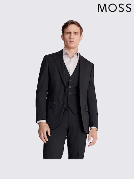 MOSS Charcoal Grey Stretch Suit Jacket (U31336) | €72