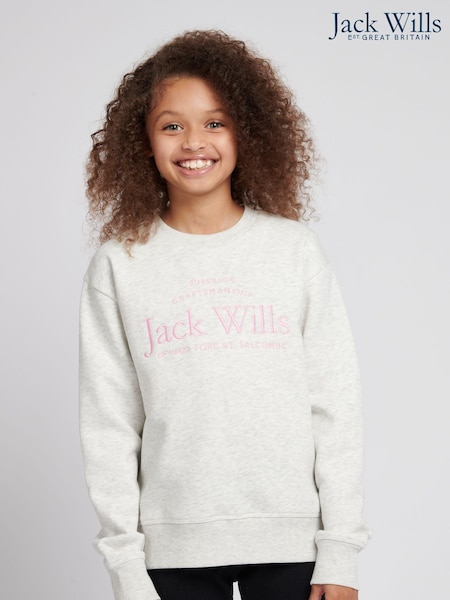 Jack Wills Script Crew Sweat Top (U31352) | 96 LEI - 136 LEI