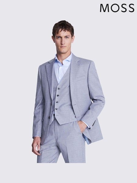 MOSS Grey Slim Stretch Suit (U34147) | 319 QAR