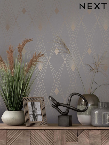 Deco Geometric 10m Wallpaper (U34747) | ‏127‏₪