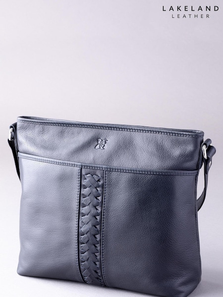 Lakeland Leather Navy Farlam Cross-Body Bag (U36647) | €79