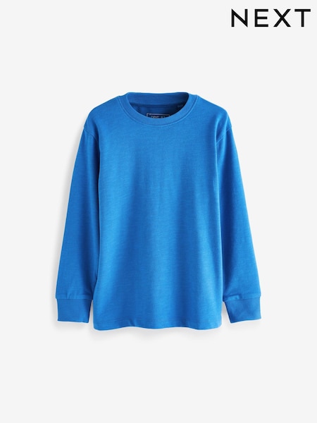 Blue Cobalt Long Sleeve Cosy T-Shirt (3-16yrs) (U36732) | R$ 50 - R$ 80
