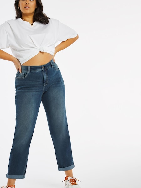 Simply Be Vintage Indigo 24/7 Boyfriend Jeans (U37010) | €15.50
