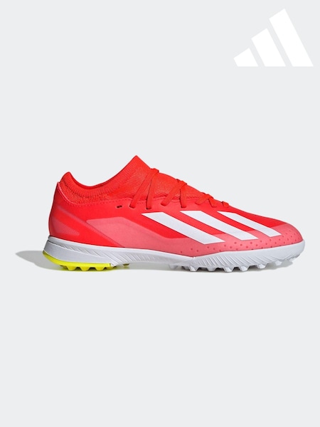adidas Red/White Football X Crazyfast League Turf Kids Boots (U37257) | €29
