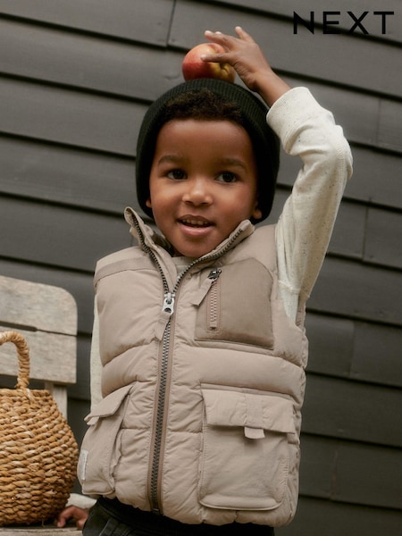 Stone Padded Gilet (3mths-10yrs) (U37846) | AED24 - AED28
