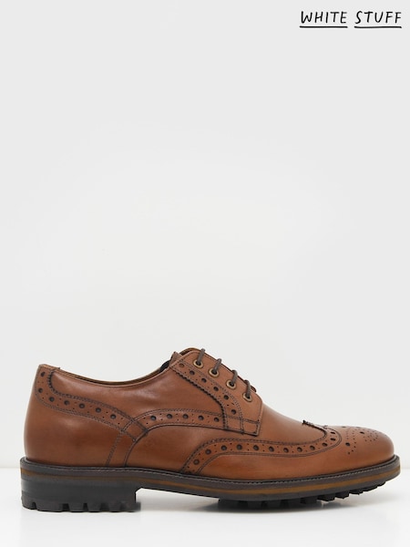 White Stuff Arlo Brogue Leather Shoes (U39030) | €48