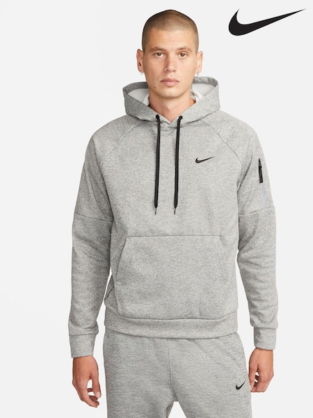 Темно-серый - Nike Therma-FIT Pullover Training Hoodie (U39620) | €86