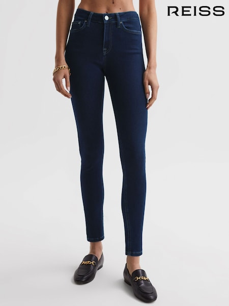 Indigo - REISS Lux Skinny-Jeans mit mittelhohem Bund (U39861) | 146 €