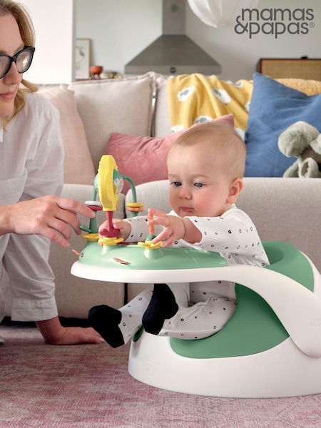 Mamas & Papas Eucalyptus Mamas & Papas Baby Snug Floor Seat and Activity Tray (U40159) | €80