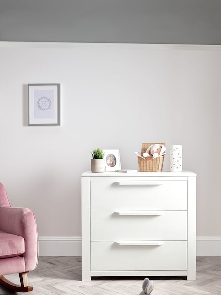 Mamas & Papas White Wash Franklin Dresser Changer (U40725) | €617
