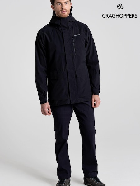 Craghoppers Black Compresslite Hooded Jacket (U41157) | €47