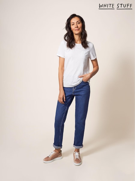 White Stuff Bright Blue Straight Brooke Jeans (U42146) | €34