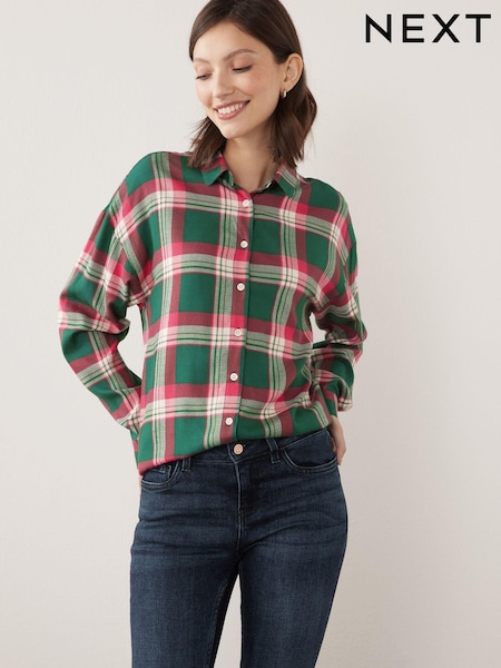 Green/Pink Check Shirt (U43826) | €28