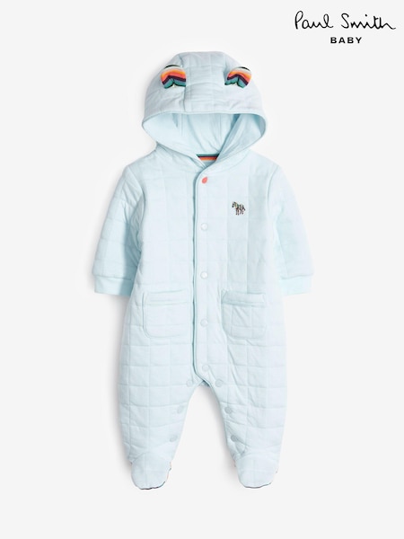 Paul Smith Junior Baby Zebra Logo Quilted All-in-One (U44687) | €51