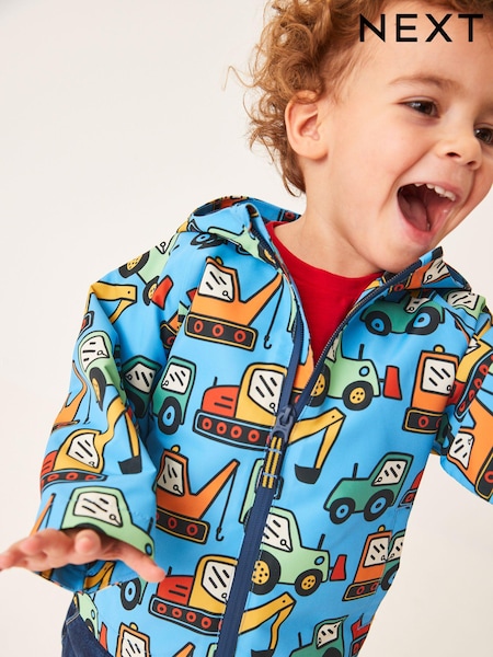 Blue Tractor Lightweight Waterproof Jacket (3mths-7yrs) (U46258) | €6 - €6.50