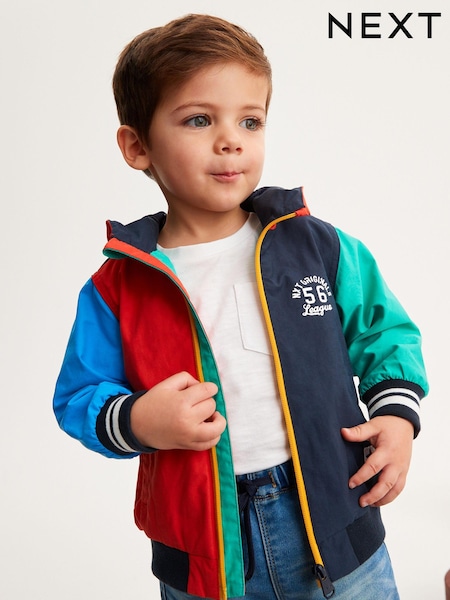 Večbarvni blok - Shower Resistant Bomber Jacket (3mths-7yrs) (U46500) | € 19 - € 23