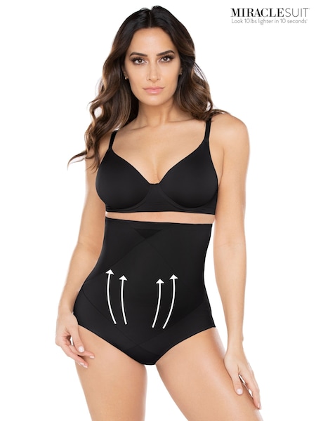 שחור - Miraclesuit Extra Firm Control High Waisted Tummy Control Knickers (U47099) | ‏277‏₪